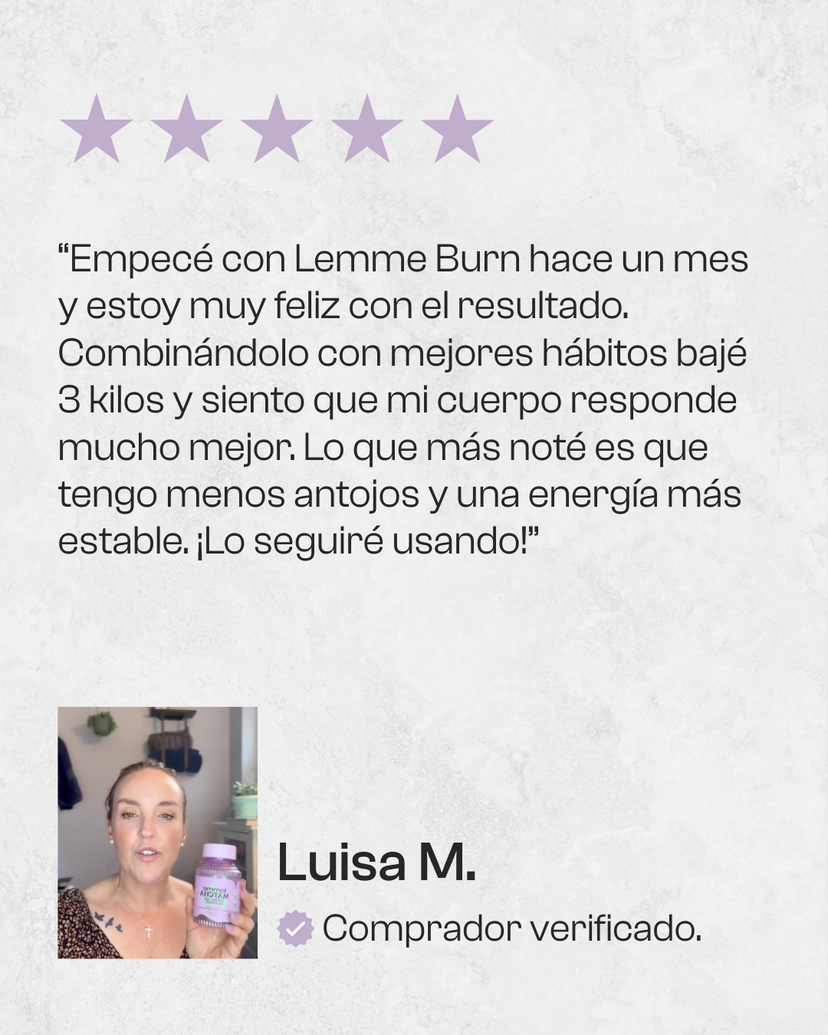 Lemme Burn® - Logra esa versión que siempre has querido